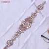 Topqueen S123 Luxury Rhineste Belt Sier/Gold/Rose Gold Women's Dres Caftan S Diamd Bridal Wedding Accories 040Z#