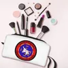 Personalizado Fighter Jet Top Gun Travel Cosmetic Bag para Mulheres Maverick Film Maquiagem Higiene Pessoal Organizador Ladies Beauty Storage Dopp Kit W8o8 #