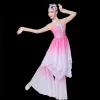 chinese Style Yangko Dance Hanfu Clothing Chinese Folk Classical Dance Ancient Pink Yangko Wear Natial Square Dance s2LE#