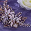 youlapan HP254 Wedding Hair Accories Bridal Delicate Wire Headband Women Headpiece Bridal Handmade Crystal Hair Accories X8B2#