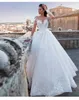 gorgeous White/Ivory Full Sleeves Appliques Backl Wedding Dr 2024 Ball Gowns Court Train Bridal Gowns Vestido De Noiva w7g5#