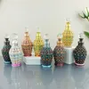 Storage Bottles Refillable Dubai Perfume Bottle Portable Retro Alloy Glass Sub-Bottling Container 12ML Essential Oils Egypt