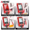 ANENG SZ02 SZ01 SMART Digital Multimeter True RMS Auto Electrical Capacitance Meter DC AC Spänningsströmmotstånd Inget batteri