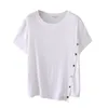 大型女性2022夏の新しいFIラウンドネックプラスサイズニットアイスシルク短袖Tシャツ3XL 4XL 5L 6XL 87VL＃