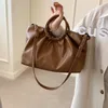 Sac pour femmes simples de grande capacité 2021 Nouveau Fi Net Rouge Menger Sac Advanced Style étranger Une épaule Sac à main G1jC #