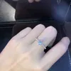 Trouwringen Delysia Koning Vrouwen Trendy Glanzende Kristallen Ring Eenvoud Elegant Temperament Engagement Sieraden 24329