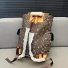 Mochila para hombre y mujer, diseño de diseñador, mochila con patrón vintage, mochila clásica, mochila con ondas de agua