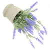 Decorative Flowers Home Decor Artificial Flower Pot Decorations Lavender Plant Office Potted Plants