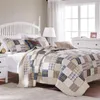 Conjuntos de cama Ozark Tradicional Algodão Reversível Quilt Set 3 Peças King/Cal King