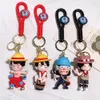 Fashion Cartoon Movie Character Keychain Rubber And Key Ring For Backpack Jewelry Keychain 083564