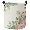 Sacs à linge Saint Valentin Fleur Amour Lettre Lune Étoile Pliable Panier Enfant Jouet Stockage Étanche Sale Vêtements Organisateur