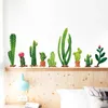 Autocollants muraux autocollant auto-adhésif chambre de bébé amovible bonsaï écologique PVC motif Cactus cuisine décoration bricolage fenêtre