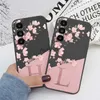 Cell Phone Cases Letter Flower Case For Samsung Galaxy S23 S 23 Plus Shockproof TPU Bumper Soft Silicone Cover Ultra Fundas yq240330