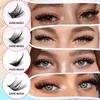 False Eyelashes 120/160 Clusters Eyelash Kit Mix Size Extension Bundles D Cur Volume Segmented Invisible Makeup Tool