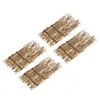 Ensembles de vaisselle 4 PCS El Restaurant Assiette Sashimi Serve Decor Supply Supplies Bamboo Japonais pour décoration de plateau de sushi