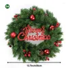 Ghirlande di fiori decorativi 35 cm Ghirlanda di Natale Simulazione Fiore Anello di vite Pigna Ornamenti Decorazione per albero Disposizione per porte e finestre Dhq1I