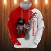 2023 Winter Hot Sprzedaż drużyna drużyna Nowa amerykańska futbol 3D Digital Mens bluza