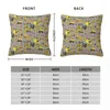 Pillow Construction Trucks Party - Excavator Dump Truck Square Pillowcase Cover Decor Comfort Throw For Home Bedroom