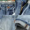 Herren-Jeans, gewaschen, hellblau, gemahlen, weiß, Frühling, amerikanische Modemarke, kleine gerade Beine, Retro, lässige Jugendhose