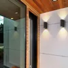 Wall Lamp Led Outdoor Double Head Waterproof Lighting Up And Down Circular Villa Corridor Balcony Spotlight