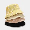 BERETS ldslyjr Spring Cotton Geometric Bucket Hat Fisherman 남성과 여성을위한 야외 여행 선 모자 102