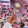 Faux Floral Greenery 10pcs Colorf Galaxy Artificial Rose Flowers Buquet for Home Wedding Decoration Prezent Walentynki Dr Dhzkc