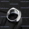 Полосовые кольца хип -хоп кольца геды из нержавеющей стали геометрические квадратные кольца для мужчин рэппер -ювелирные изделия золотой цвет капля доставка T240330