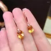 Dingle ljuskronorörhängen stil naturlig citrin 925 sier damer boutique tur du förtjänar att ha släppleverans smycken otphz