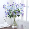 Decorative Flowers Simulation Pea Flower Bouquet Wedding Arrangement Artificial Plants Fake Plant Home Living Room Table Decoration