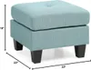 Chair Covers Ottoman Teal. Living Room Furniture 19" H X 23" W D Daniel Hechter Sofa Cover Couch Waterproof Housmifr Linlamlim C