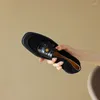 Casual Schuhe 2024 Frühling Frauen Pumpen Natürliche Leder 22-24,5 cm Länge Schaffell Wildleder Rindsleder Schweinsleder Voll Gemischte farbe Loafer