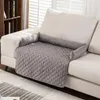 Housses de chaise imperméables, matelas de lit pour chien, ami à fourrure, sec et confortable, avec tapis d'oreiller résistant à l'eau, café 90