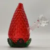 2024 Multi Color Mini Straberry Green Red 5 tum Glass Bongs Water Pipe Bong Tobacco Rökning Tube 10mm Bowl Dab Rig Recycler Bubbler Pipes