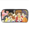 Anime Cardcaptor Sakura Student Pencil Case Kids Carto Pencil Bag Tonårare dragkedja handväska kvinnor flickor makeup väska e0ao#