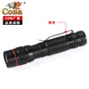 Gift Type Stretchable Zoom Outdoor Camping Dry Battery Q5 With Pen Clip Mini High Light Flashlight 501438