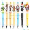 Shoe Parts & Accessories Wholesale Custom Pvc Pen Charms Ballpoint Colorf Cute Decoration Students For School Drop Delivery Shoes Dhxof