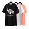 Busto da donna 170kg Plus Size 170 Summer Elephant Hot Drill Top T-shirt a maniche corte allentata 6XL 7XL 8XL 9XL 10XL 11XL 3 colori b70d #