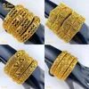 Bangle Aniid Dubai 24K Gold Color Banles for Women Style African Luxury Charm Bracelets Wedding Etiopian Arabski biżuteria ręczna