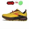 Brooks Brook Cascadia 16 Koşu Ayakkabıları Lansman 9 Hyperion Tempo Üçlü Siyah Beyaz Gri Sarı Turuncu Mesh Moda Eğitimleri Açık Mekan Erkek Kadın Spor Spor ayakkabıları