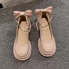 Модельные туфли, 2024 г., женские сандалии Мэри Джейн на высоком каблуке с бантиком и бантиком, летние вечерние милые туфли-лодочки в стиле Лолиты Femme Zapatos