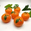 Décoration de fête 6pcs Simulations Artificielle Orange Réaliste Fruit Modèle Décorations de table pour Noël Anniversaire Maternelle