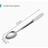 Spoons 1/2/3PCS 201 Stainless Steel Durable Tableware Rust-resistant Cutlery Kitchen Utensils Dessert Spoon Elegant