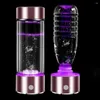 Wine Glasses Portable Hydrogen Water Purifier Bottle Rechargeable Generator For Ionized On-the-go