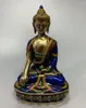 Decoratieve Beeldjes 20 cm Prachtige Zuiver Koper Cloisonne Gesneden Sakyamuni Boeddhabeeld Amitabha