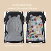 Piezas de cochecito, cojín de bebé, forro de coche transpirable, almohadilla de soporte corporal de doble cara para cochecito de niños pequeños