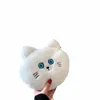 Mignon chat femmes chaîne sac à bandoulière doux en peluche sac à main bandoulière filles porte-monnaie enfants sac à glissière sacs à la mode sac à main femme o60o #