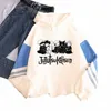 anime jujutsu kaisen hoodie kawaii gojo satoru grafisk hoodie hoodie höst vinter plus size hoodies 2023 heta manga tryck tröjor z52t#