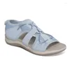 Casual Shoes Women Sandals Hollow Out Summer Bekväm sport öppen tå icke-halkskurna mjuka kvinnliga sandalior de mujer plus storlek 44