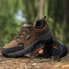 Sapatos Sapatos esportivos ao ar livre Botas táticas militares para homens caçando sapatos de montanha tênis de montanha calçados de trilha