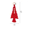 タペストリー手作りのクリスマスツリーdiy織りクリスマスルームの装飾壁のドアハンギング飾りホームバックグラウンドブランケットペンダント